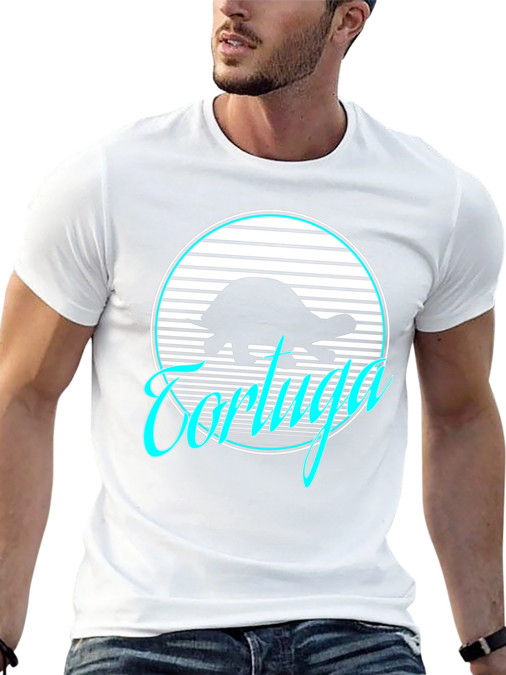 Tortuga Graphic Tee - Retro Turtle Shirt