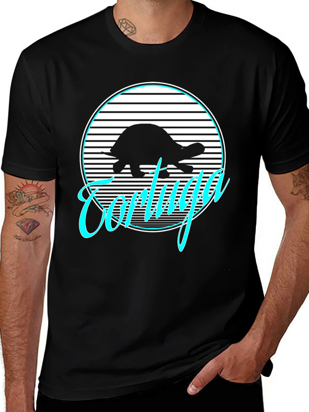 Tortuga Graphic Tee - Retro Turtle Shirt