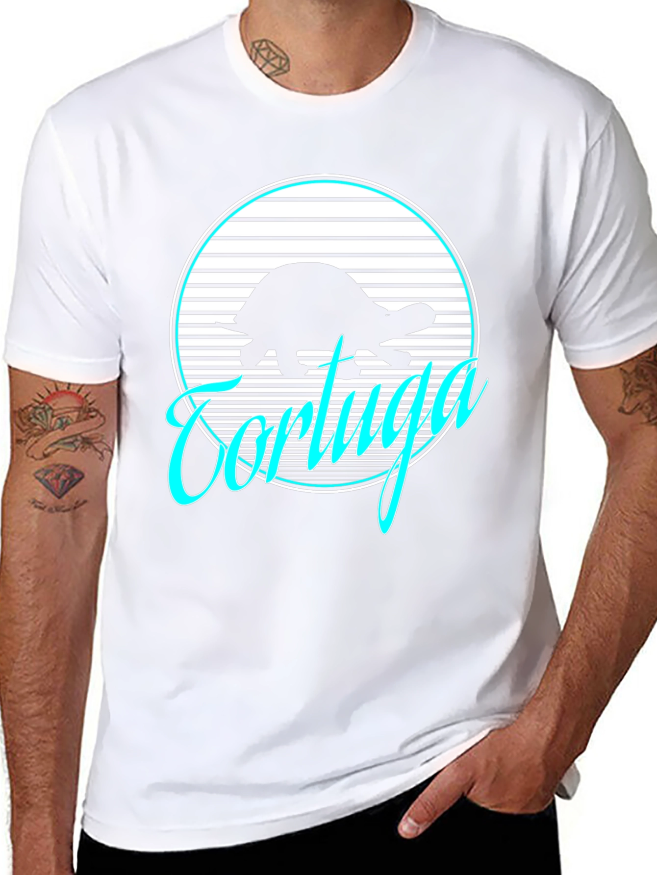 Tortuga Graphic Tee - Retro Turtle Shirt