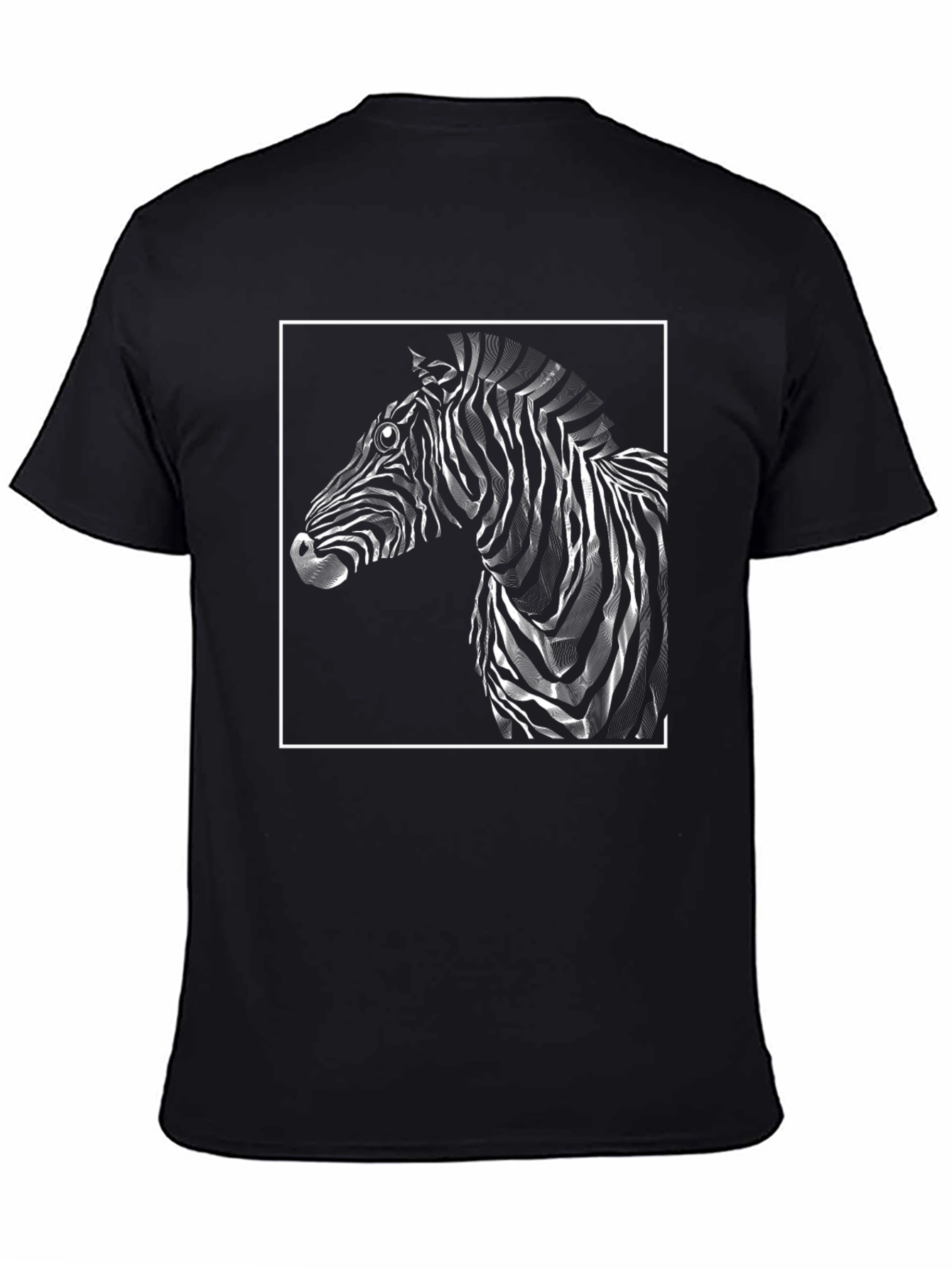 Zebra Graphic T-Shirt - Stylish Animal Print Tee