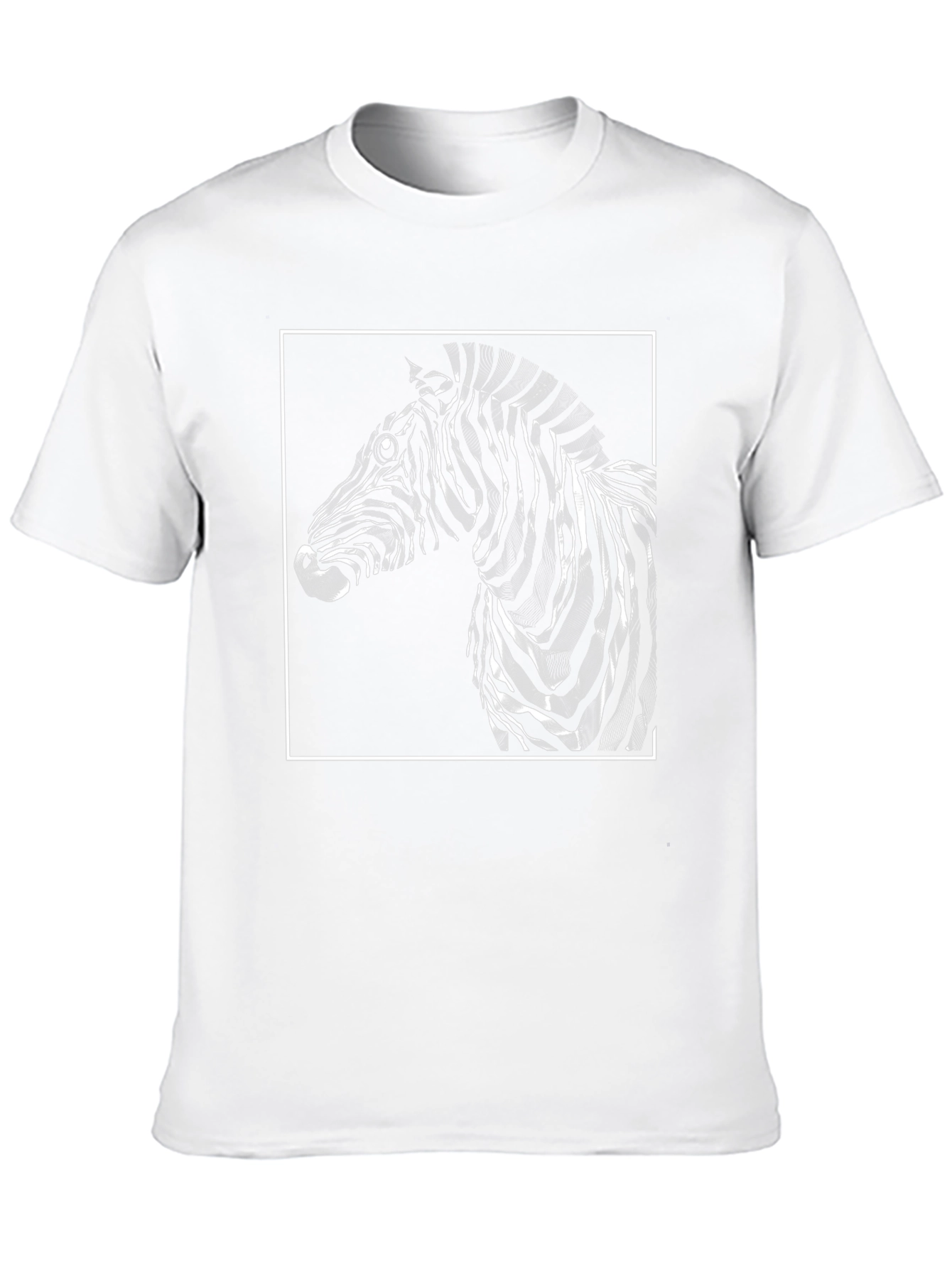 Zebra Graphic T-Shirt - Stylish Animal Print Tee
