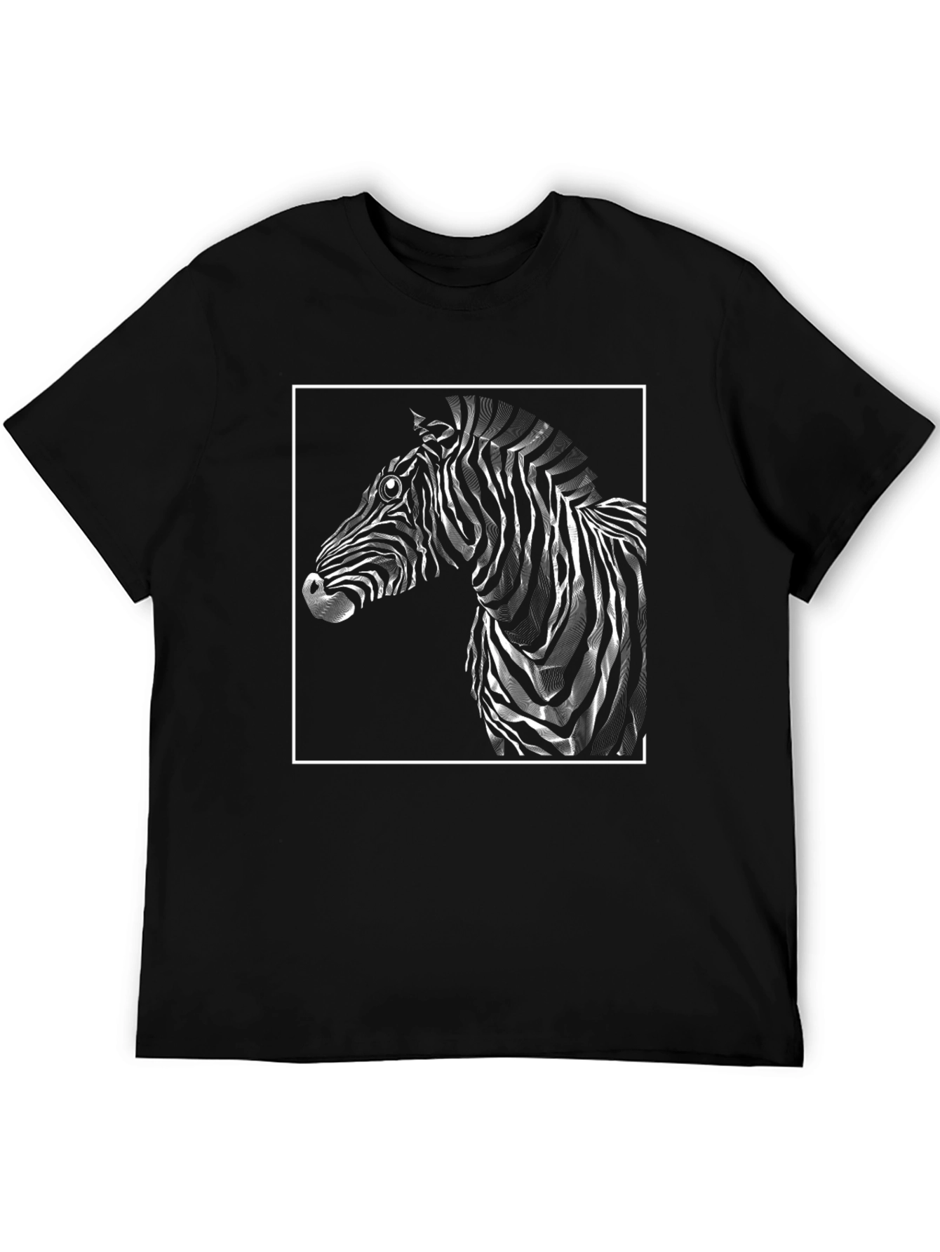 Zebra Graphic T-Shirt - Stylish Animal Print Tee