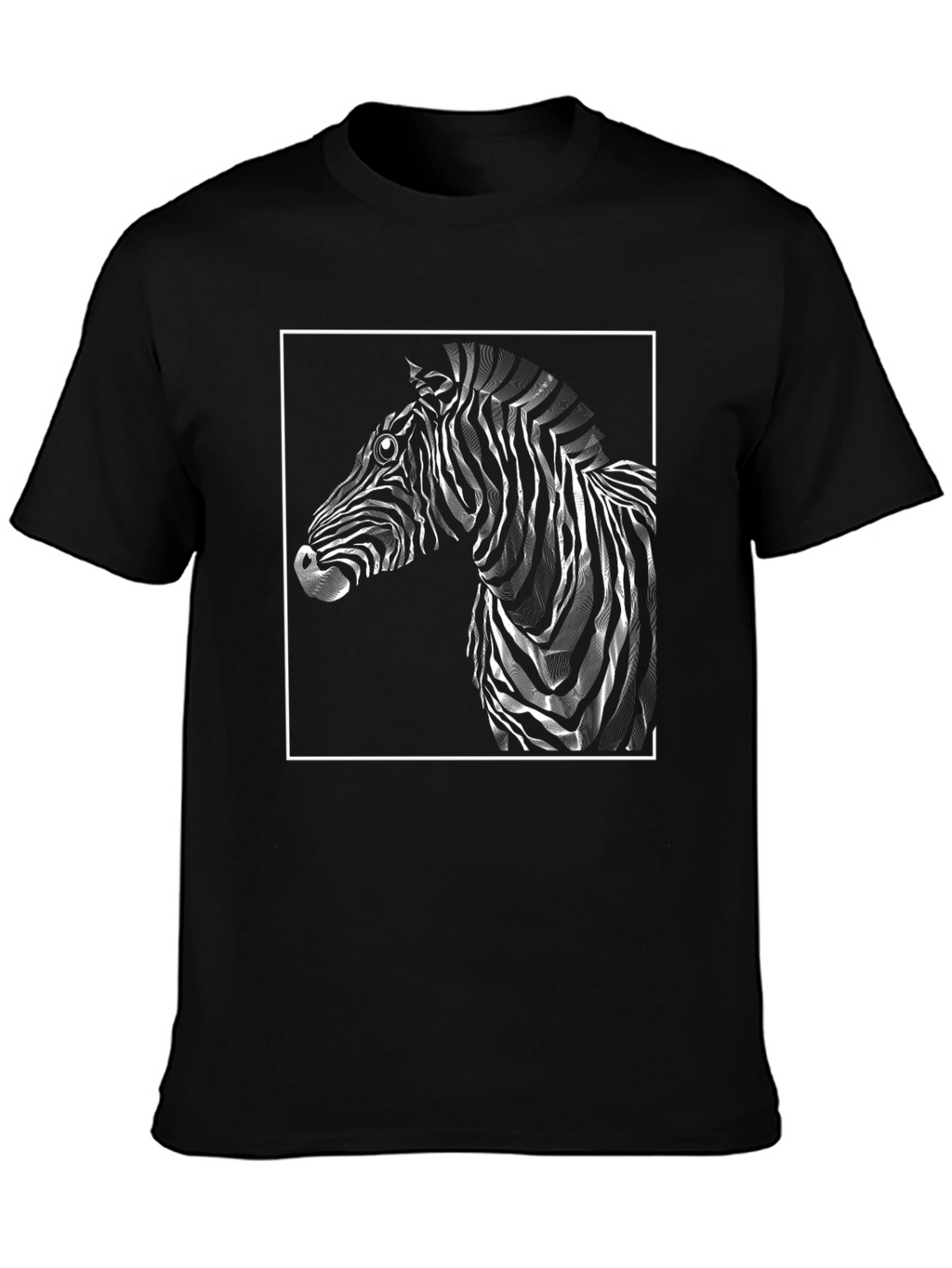 Zebra Graphic T-Shirt - Stylish Animal Print Tee