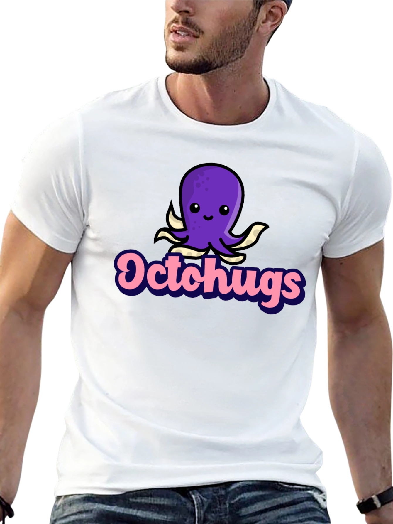 Octochugs Graphic Tee - Cute Octopus Hugs T-Shirt