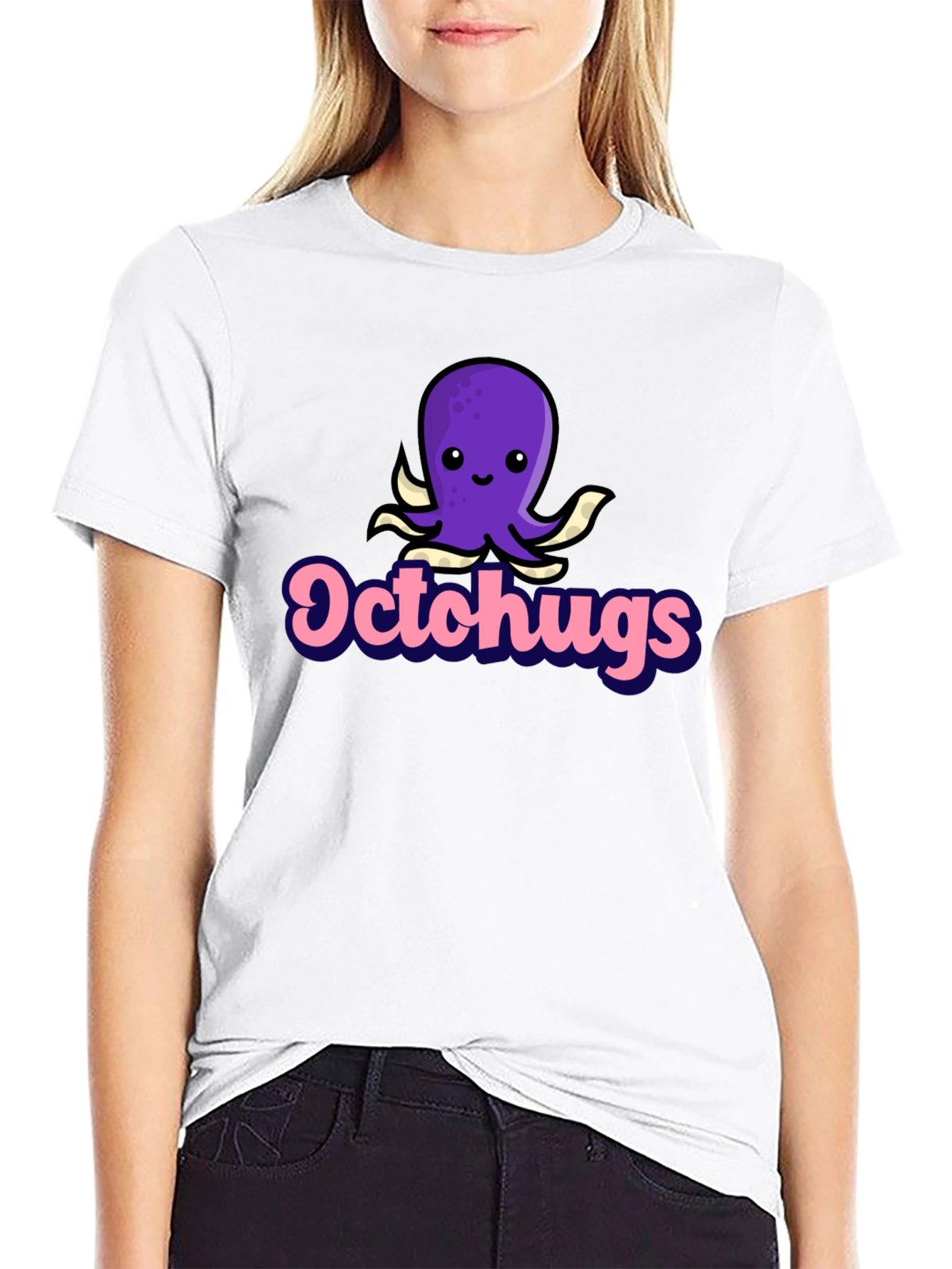 Octochugs Graphic Tee - Cute Octopus Hugs T-Shirt
