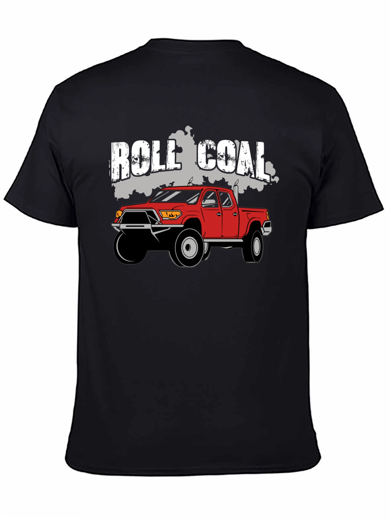 Roll Coal Truck Graphic T-Shirt