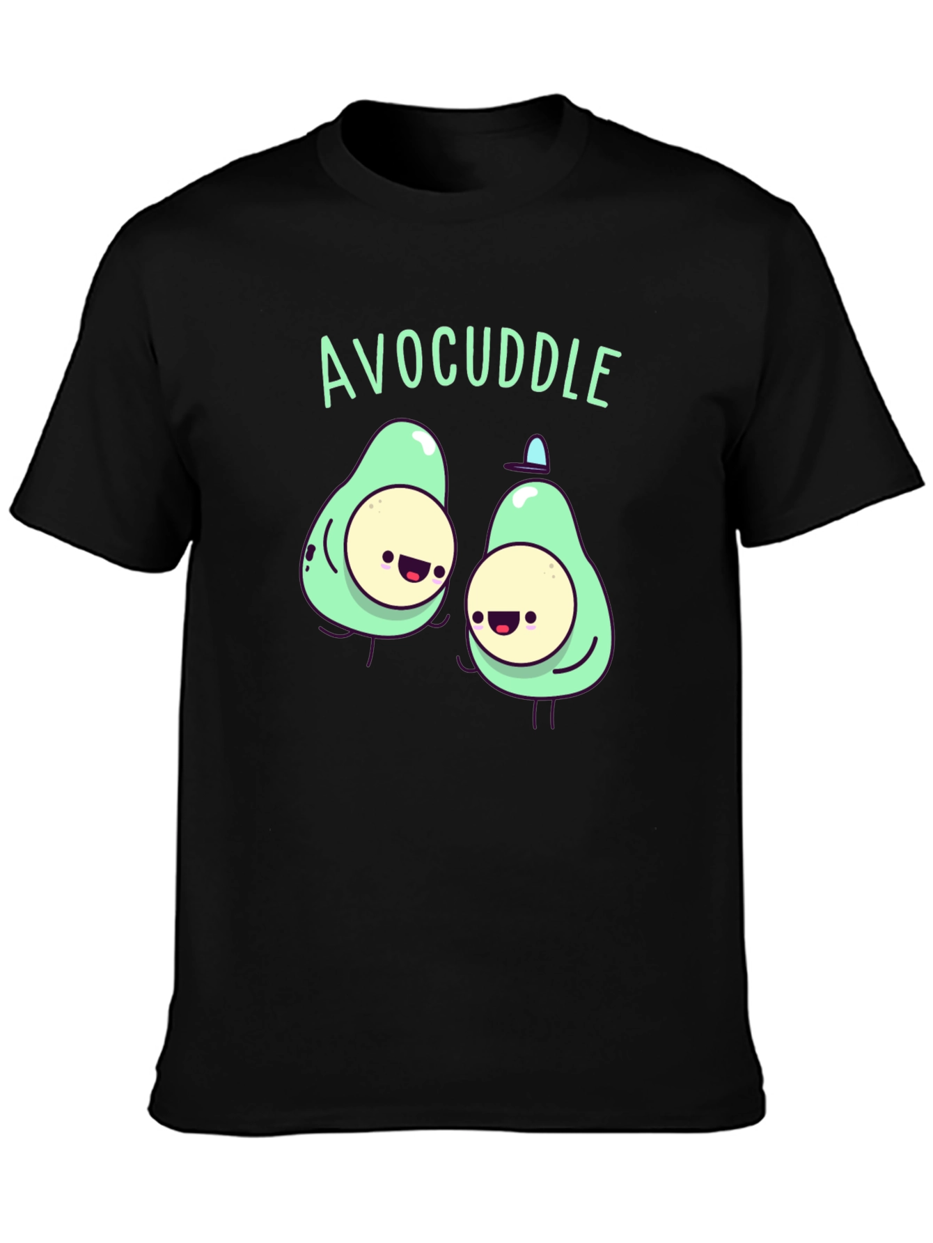 Avocuddle Black T-Shirt