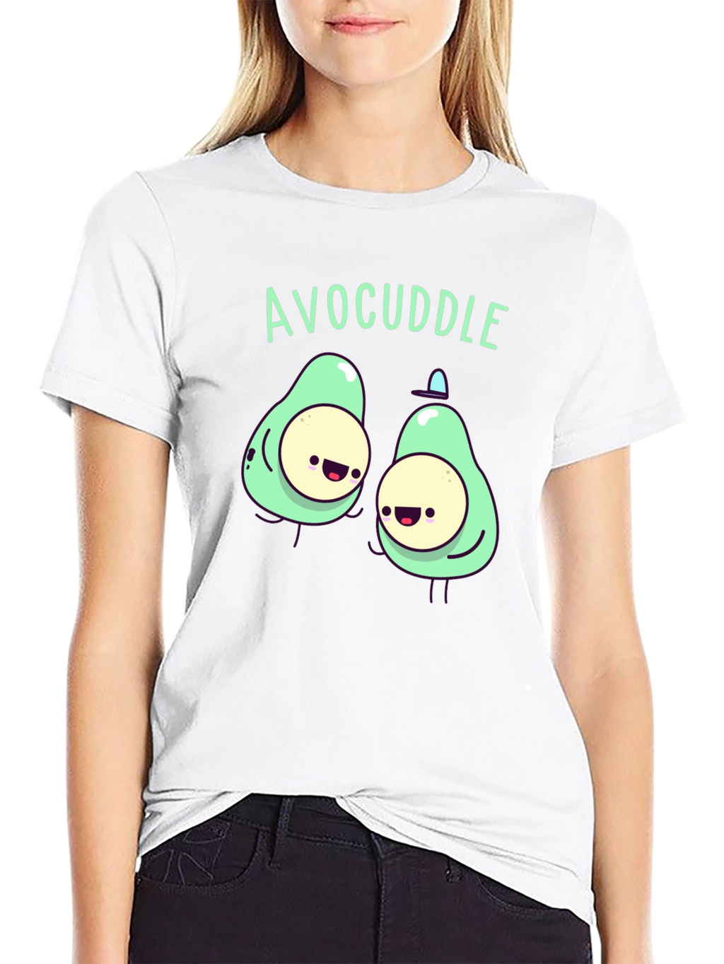 Avocuddle Black T-Shirt