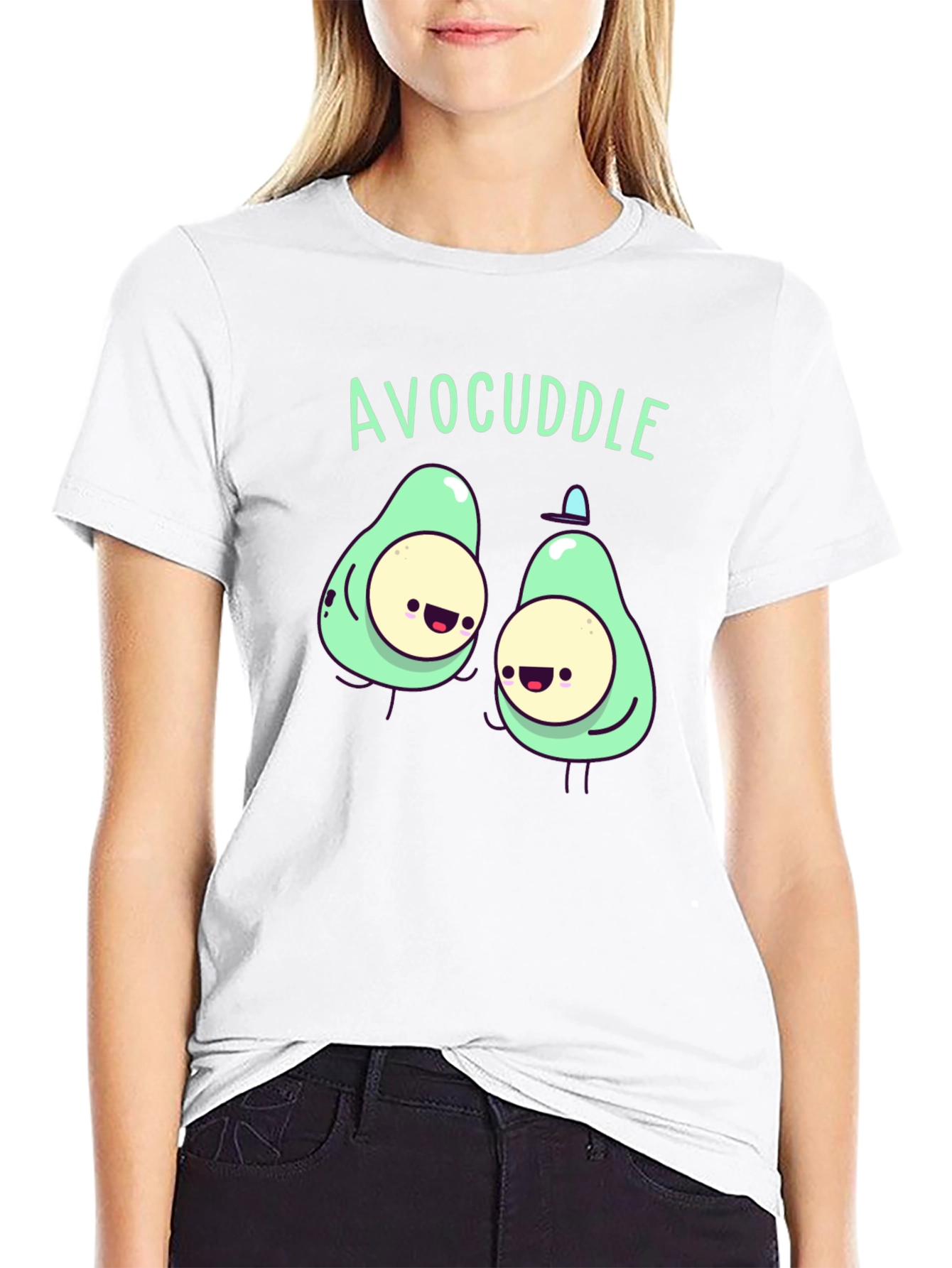 Avocuddle Black T-Shirt