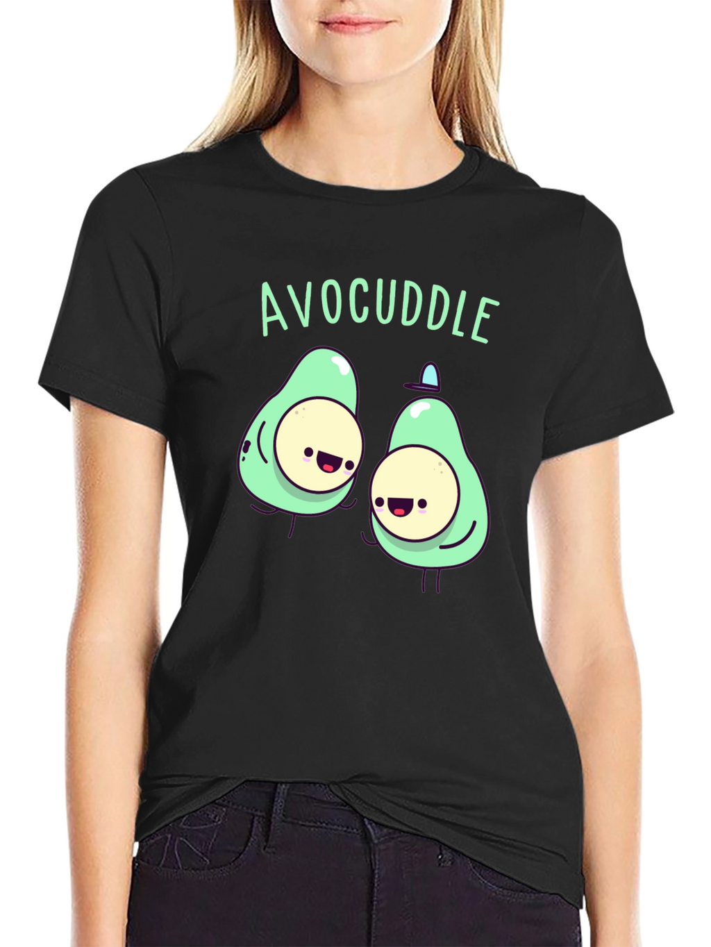 Avocuddle Black T-Shirt