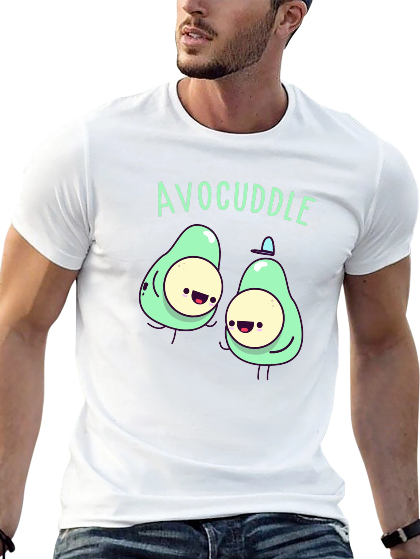 Avocuddle Black T-Shirt