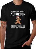 Funny Sloth Running T-Shirt - Ich Werde Nicht Aufgeben