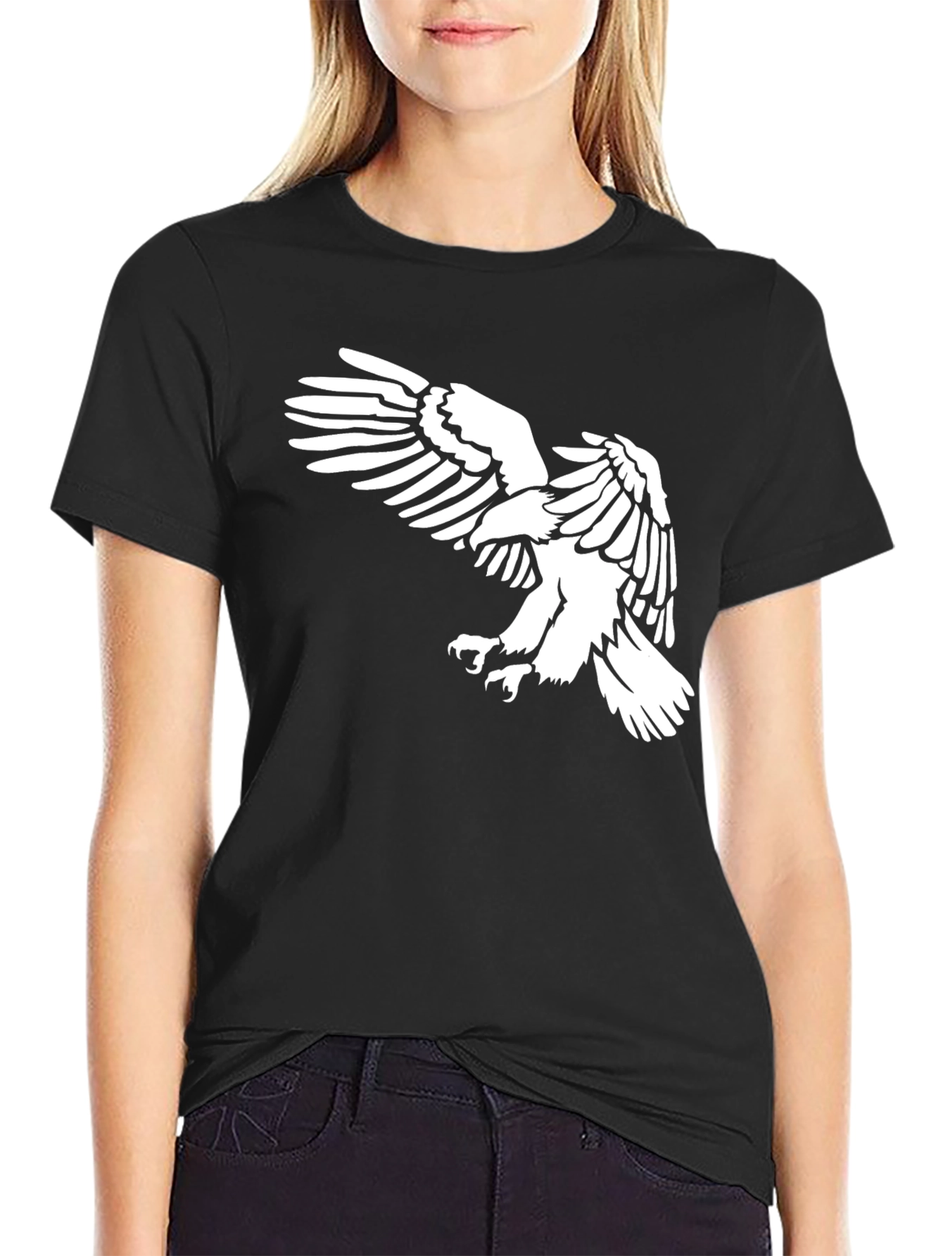 Black Eagle Graphic Tee - Mens Stylish T-Shirt