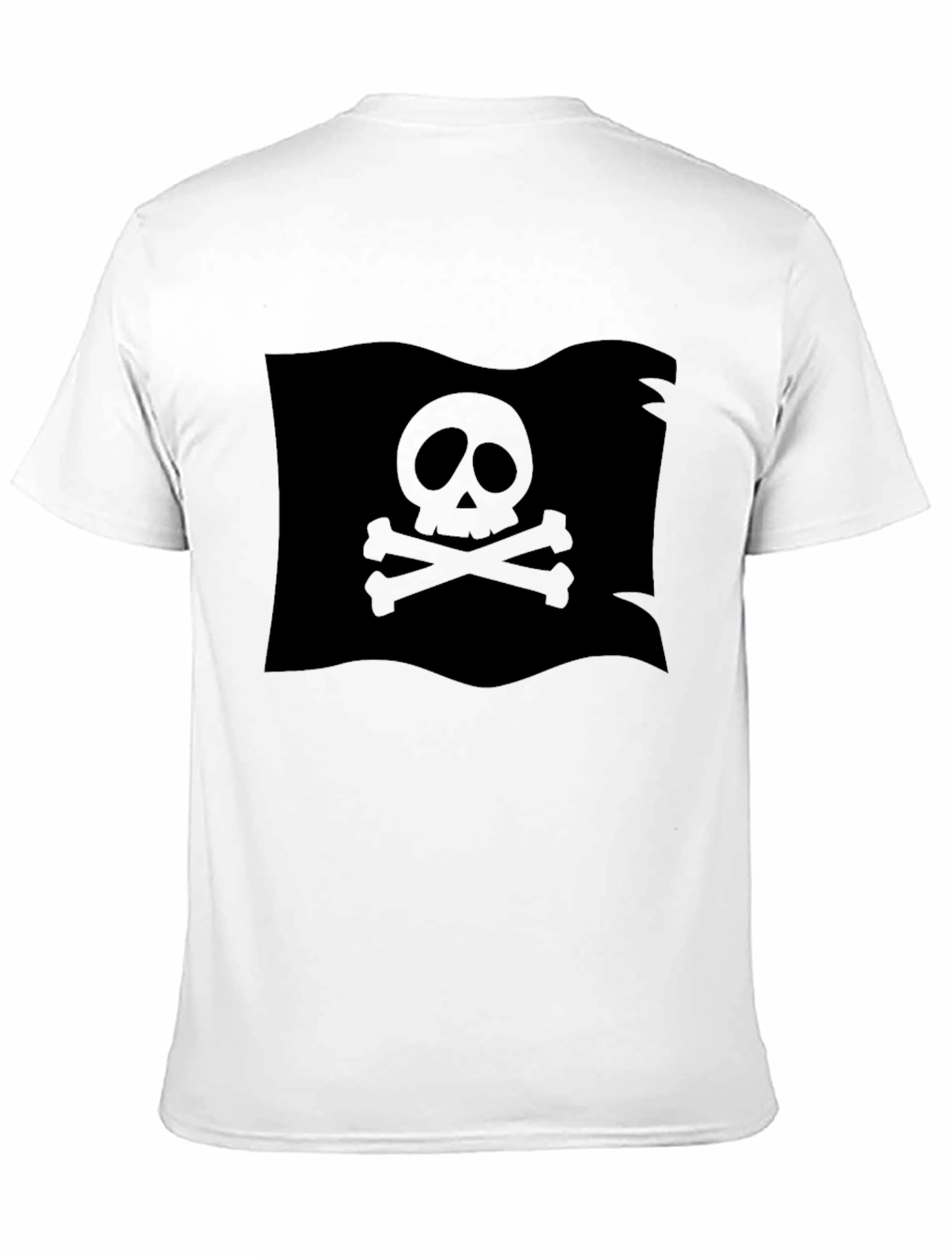 Black Pirate Flag Skull T-Shirt