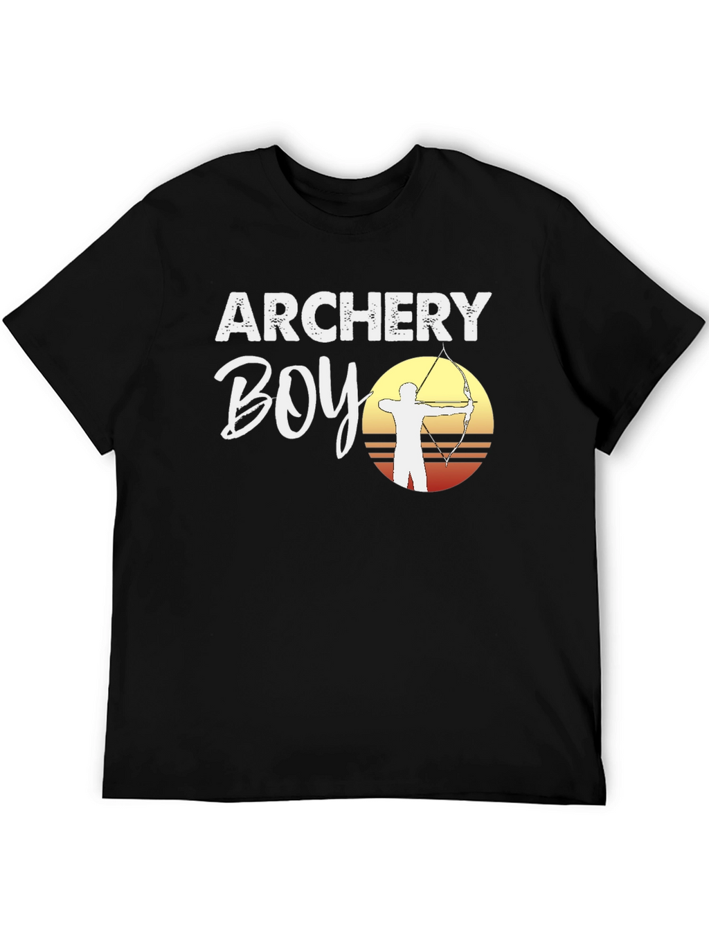 Archery Boy Graphic T-Shirt - Archer Silhouette Tee