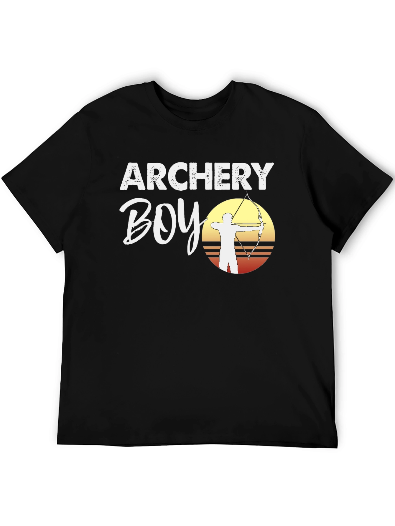 Archery Boy Graphic T-Shirt - Archer Silhouette Tee