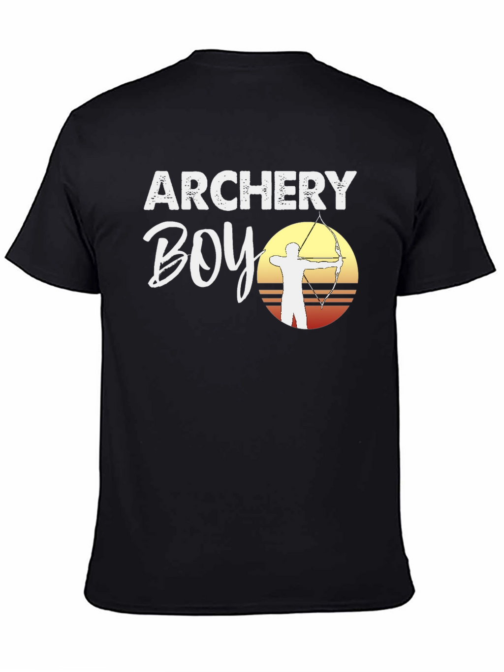 Archery Boy Graphic T-Shirt - Archer Silhouette Tee