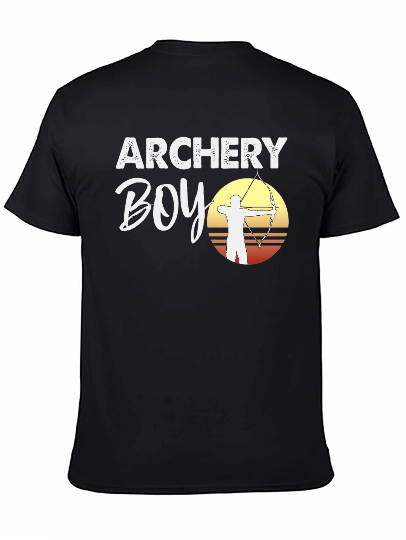 Archery Boy Graphic T-Shirt - Archer Silhouette Tee