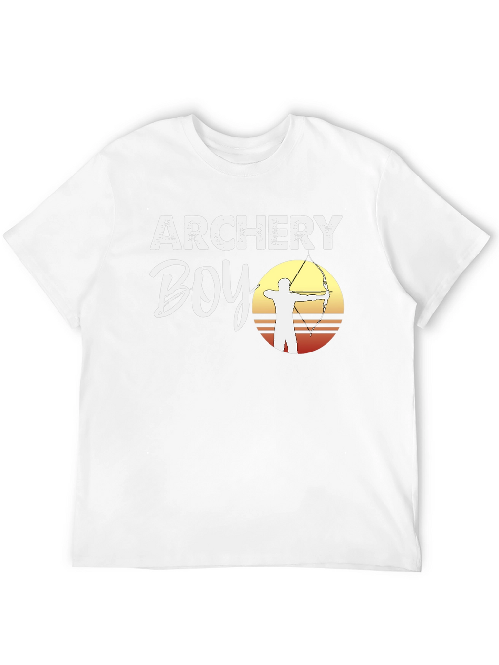 Archery Boy Graphic T-Shirt - Archer Silhouette Tee