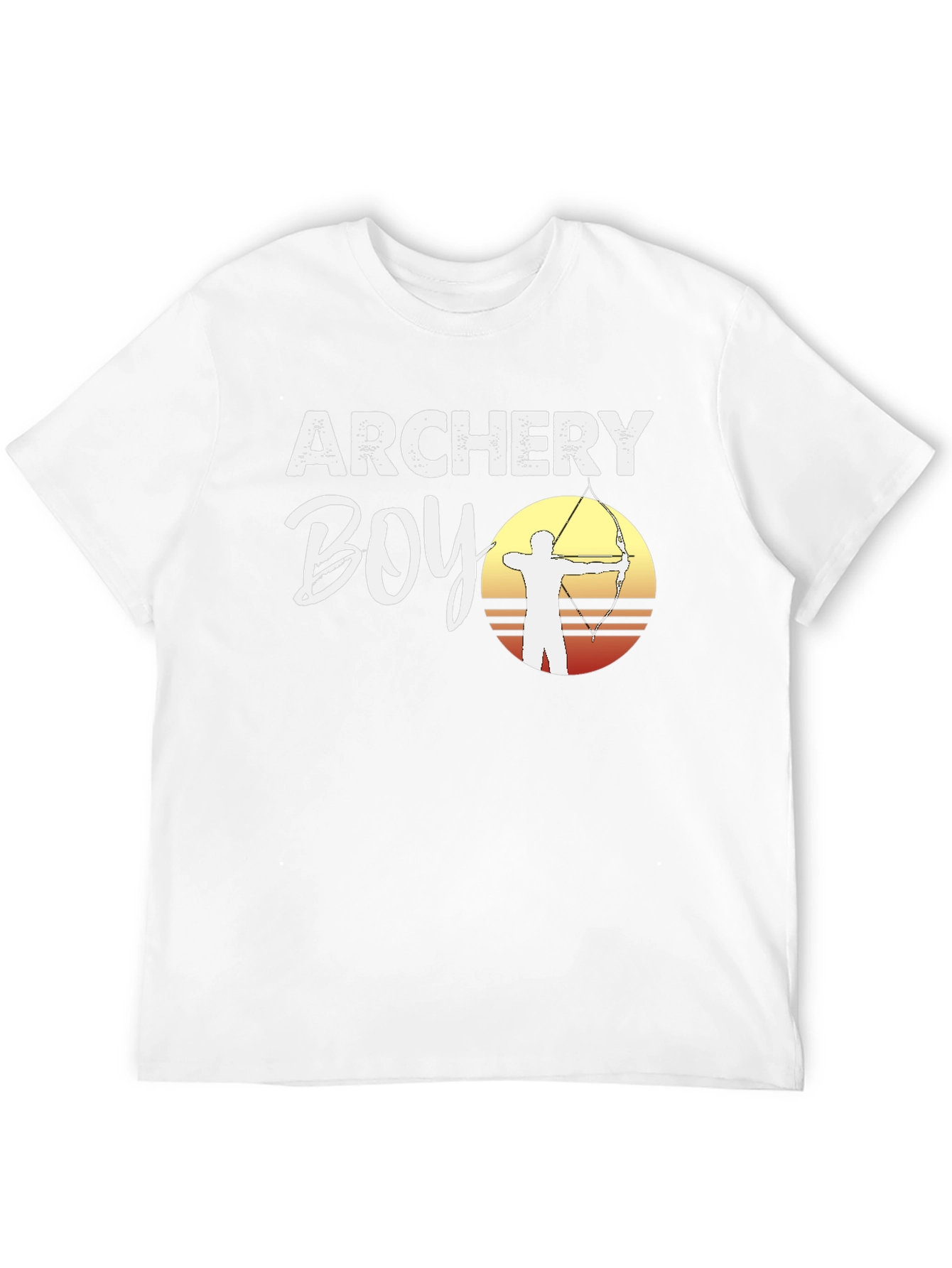 Archery Boy Graphic T-Shirt - Archer Silhouette Tee
