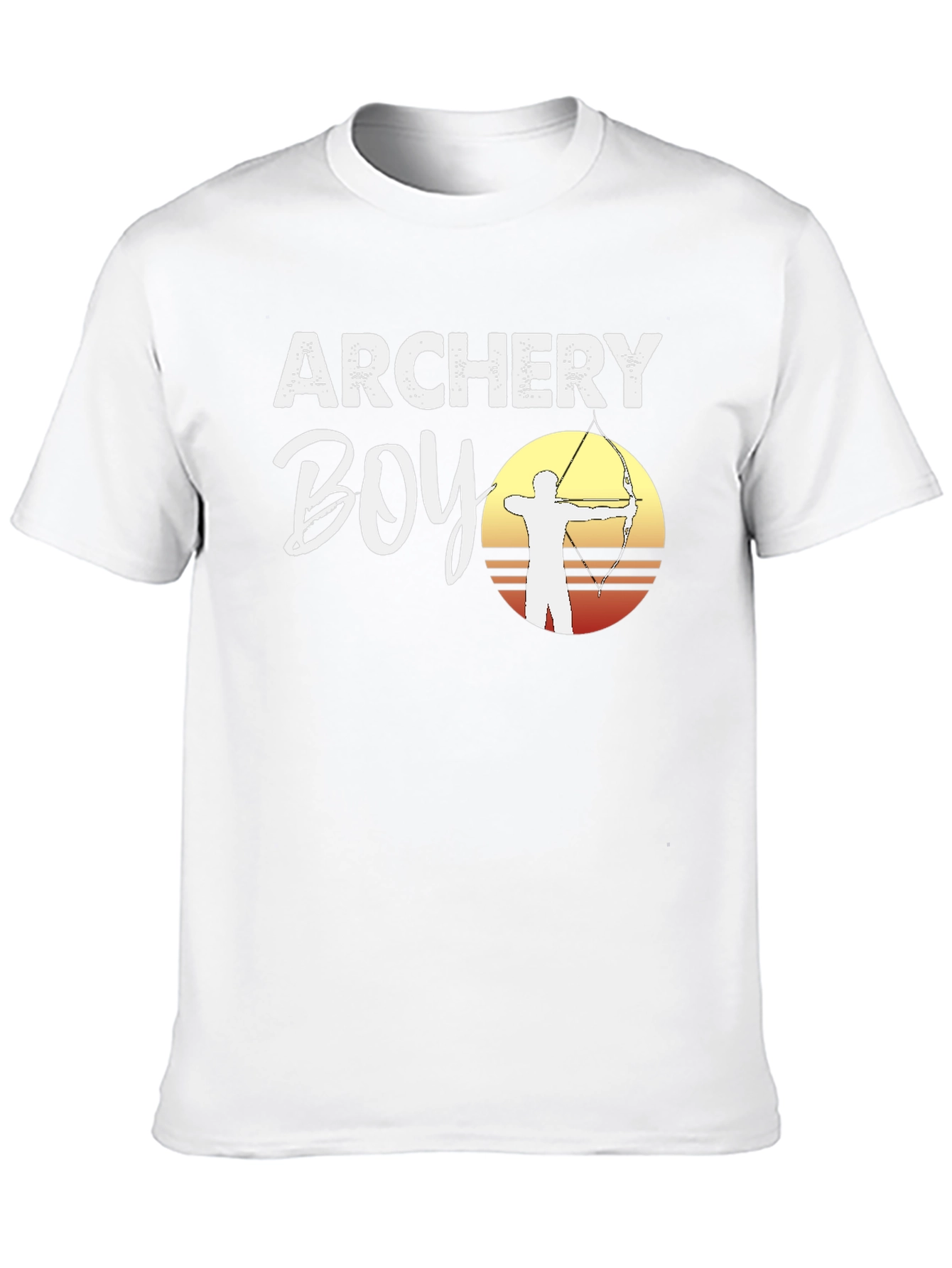 Archery Boy Graphic T-Shirt - Archer Silhouette Tee