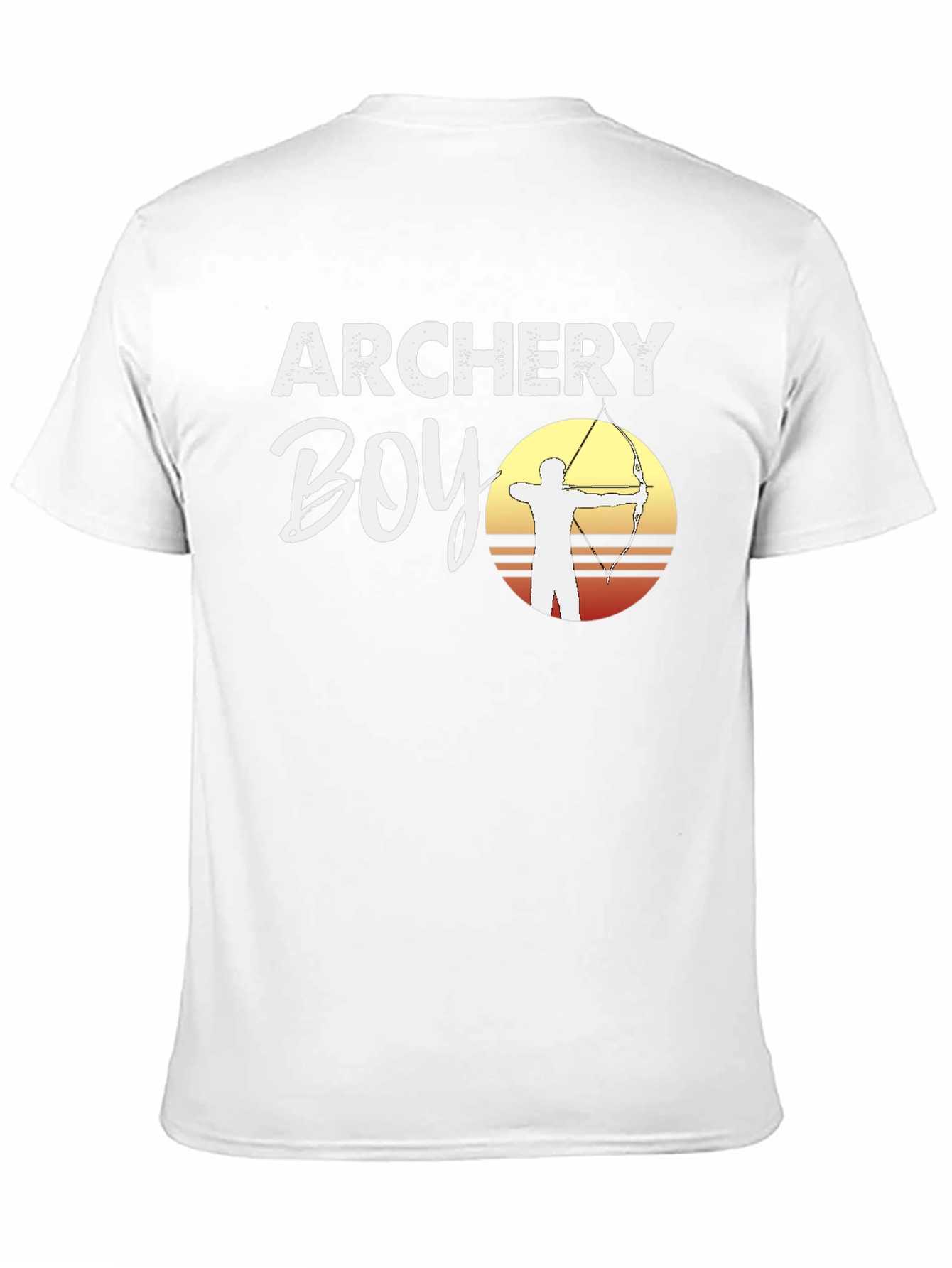 Archery Boy Graphic T-Shirt - Archer Silhouette Tee