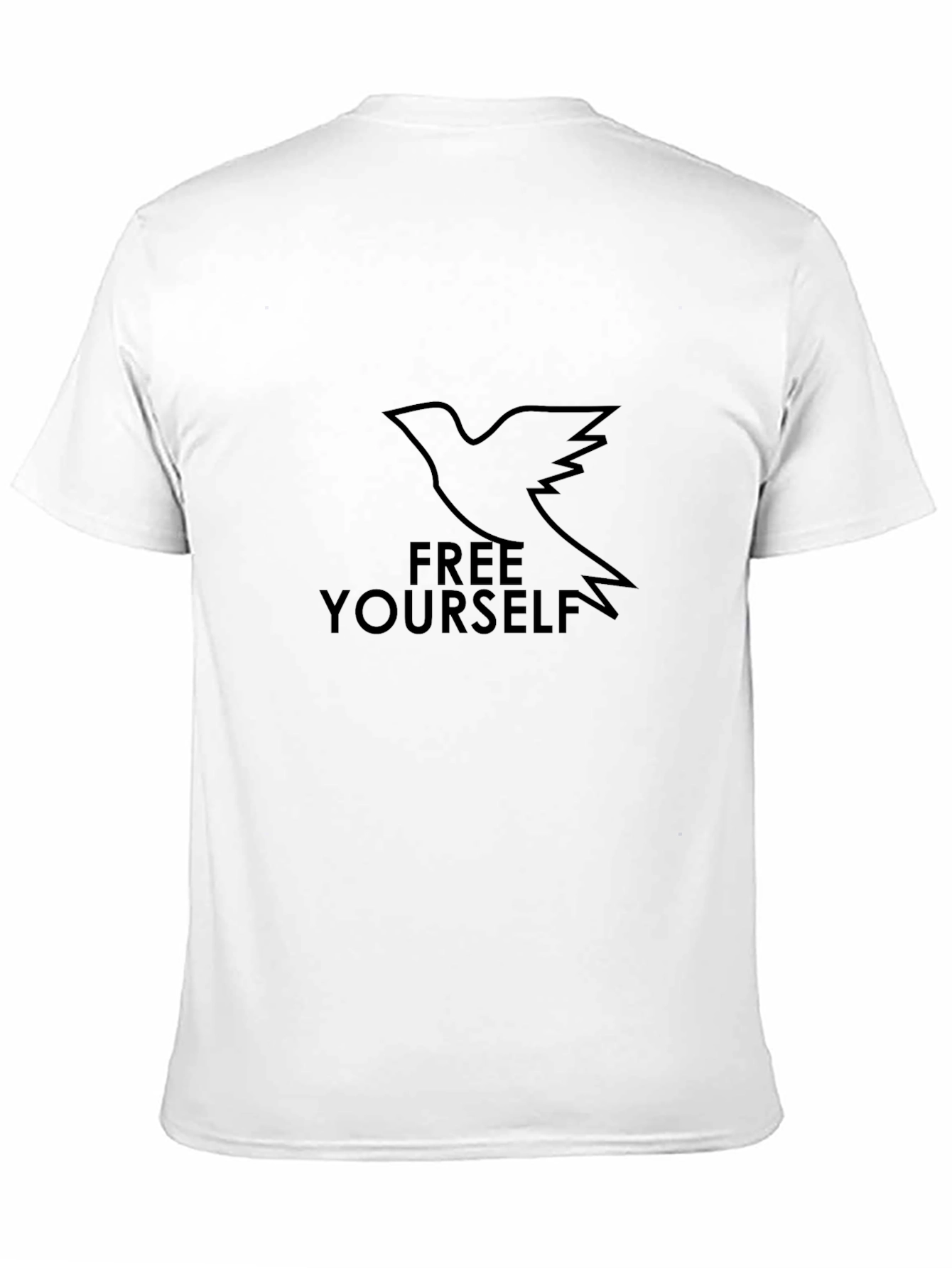 Free Yourself Graphic Black T-Shirt