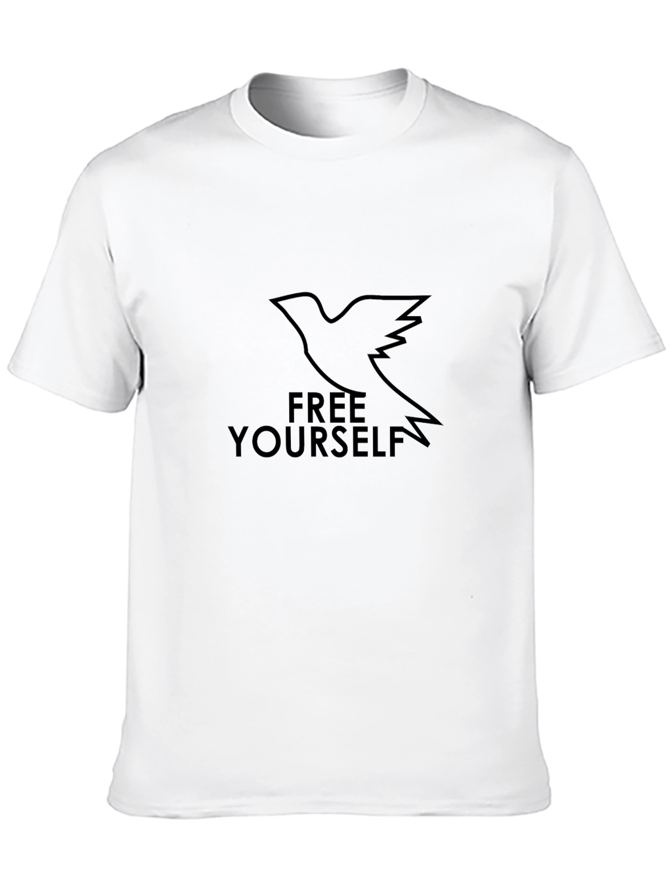 Free Yourself Graphic Black T-Shirt