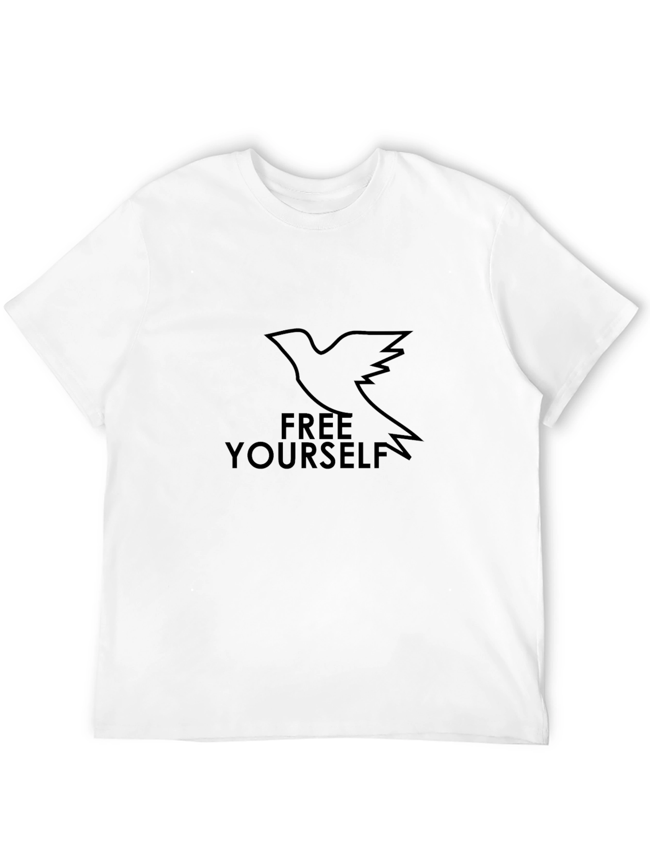 Free Yourself Graphic Black T-Shirt