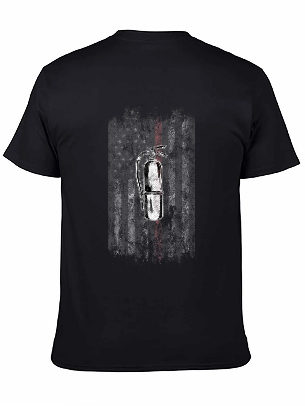 Firefighter American Flag T-Shirt