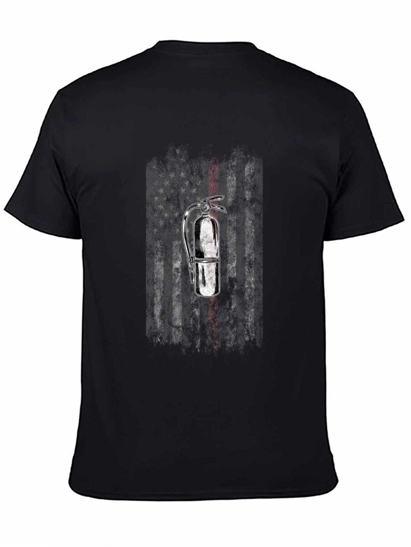 Firefighter American Flag T-Shirt