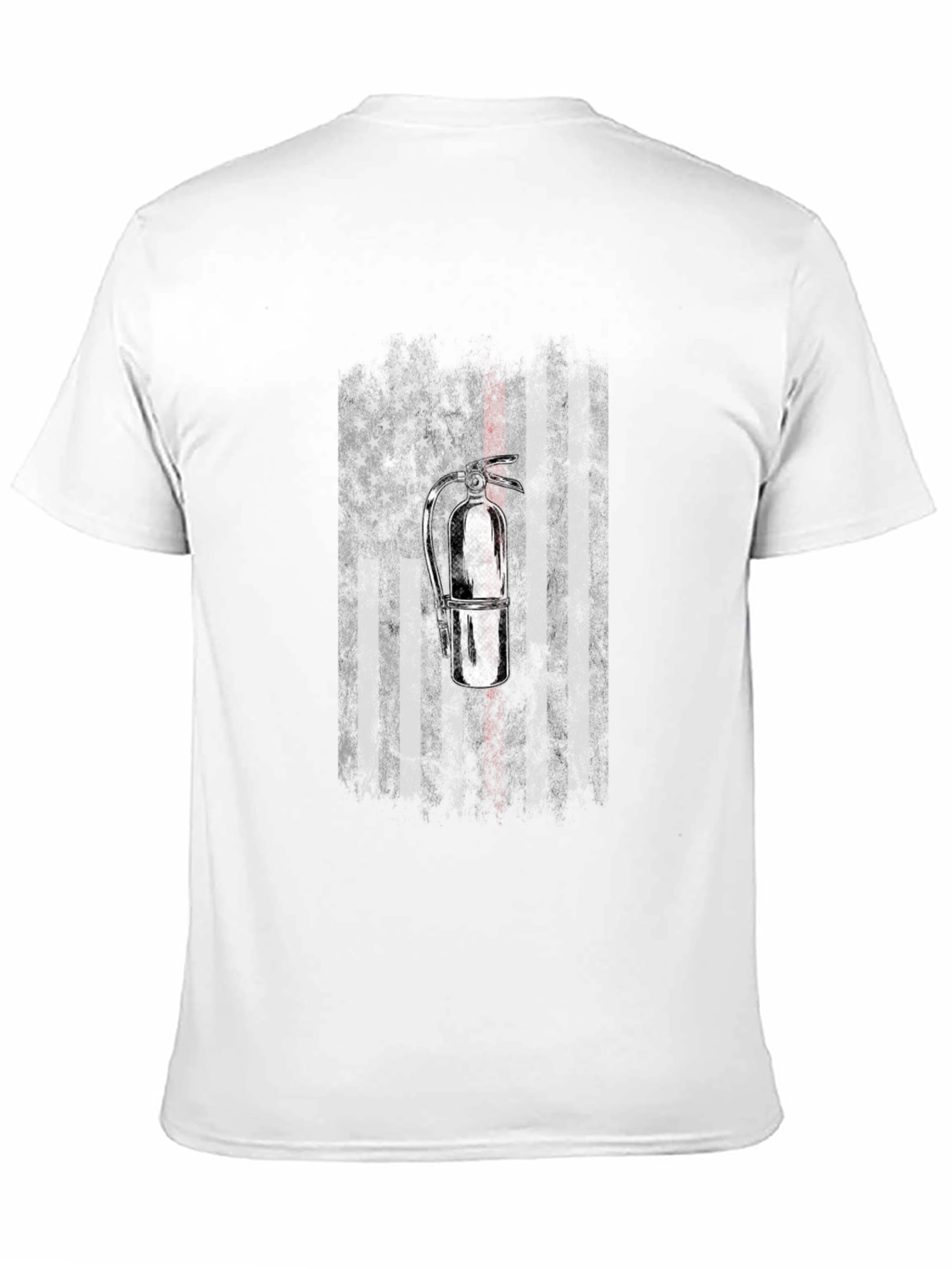 Firefighter American Flag T-Shirt