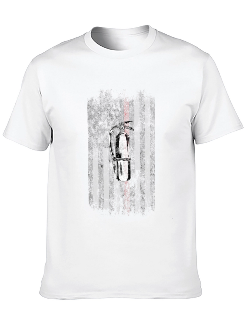Firefighter American Flag T-Shirt