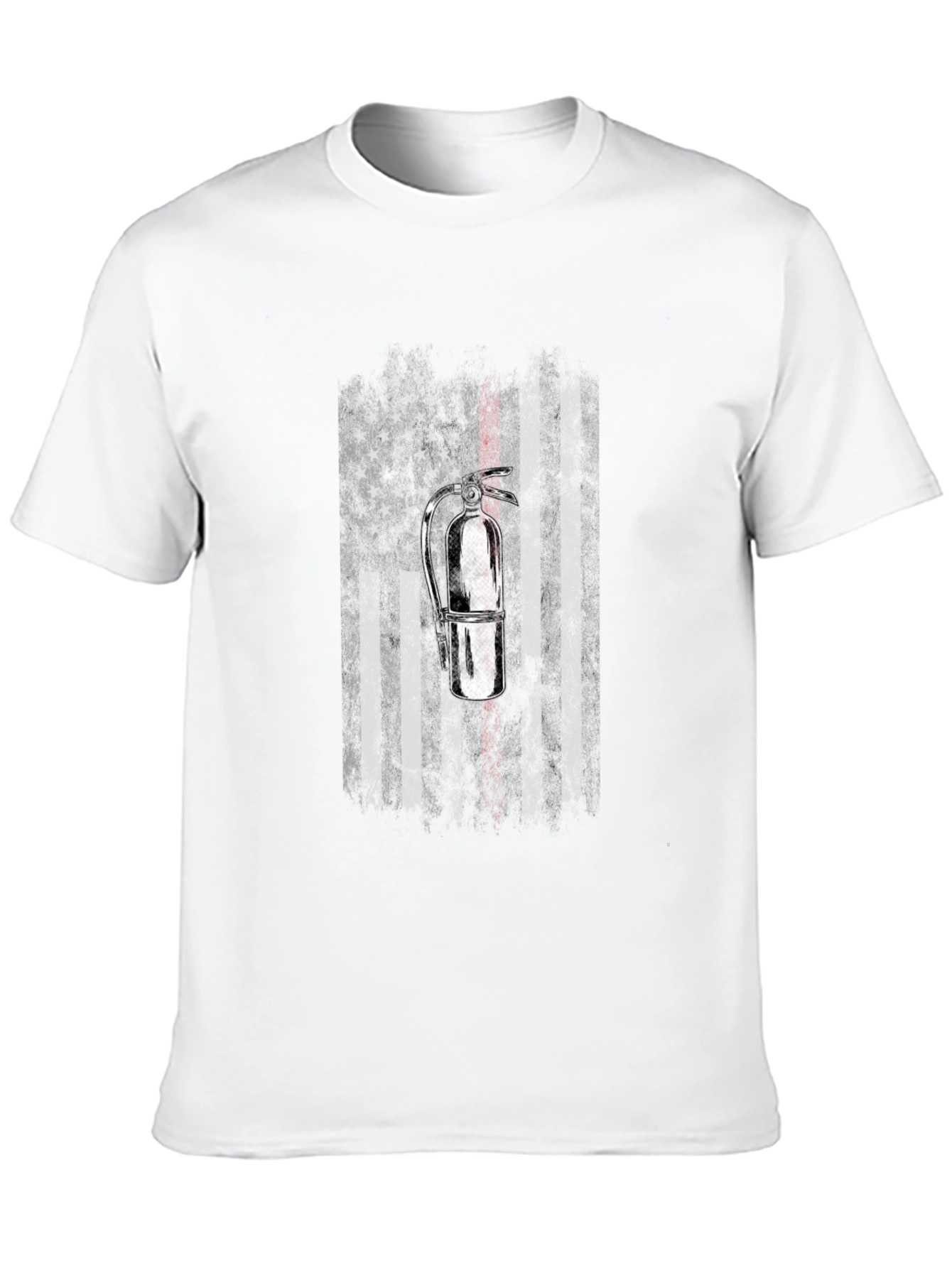 Firefighter American Flag T-Shirt