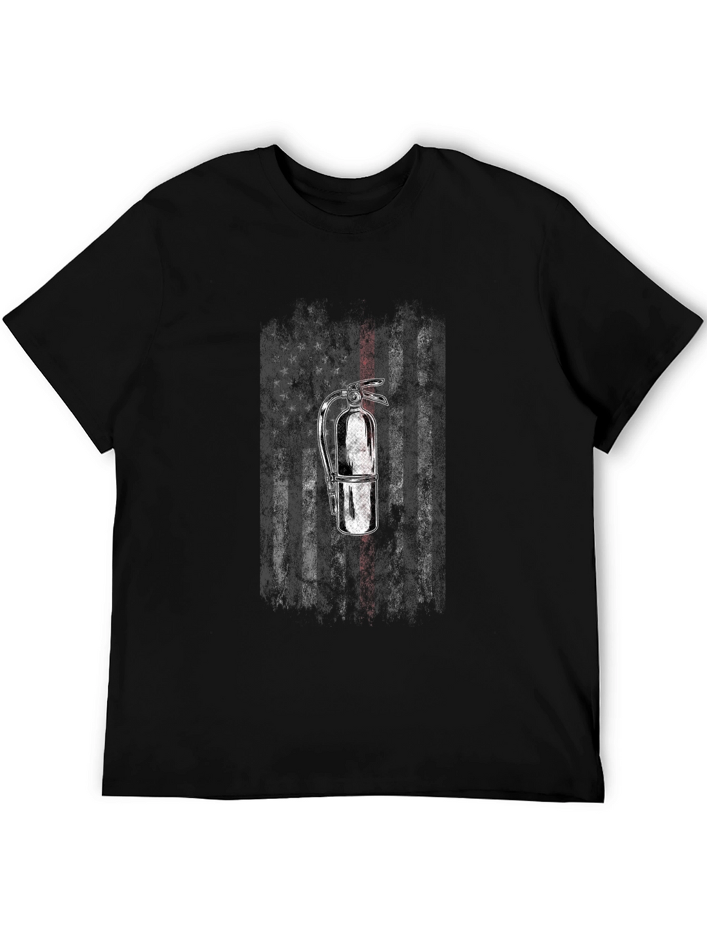 Firefighter American Flag T-Shirt