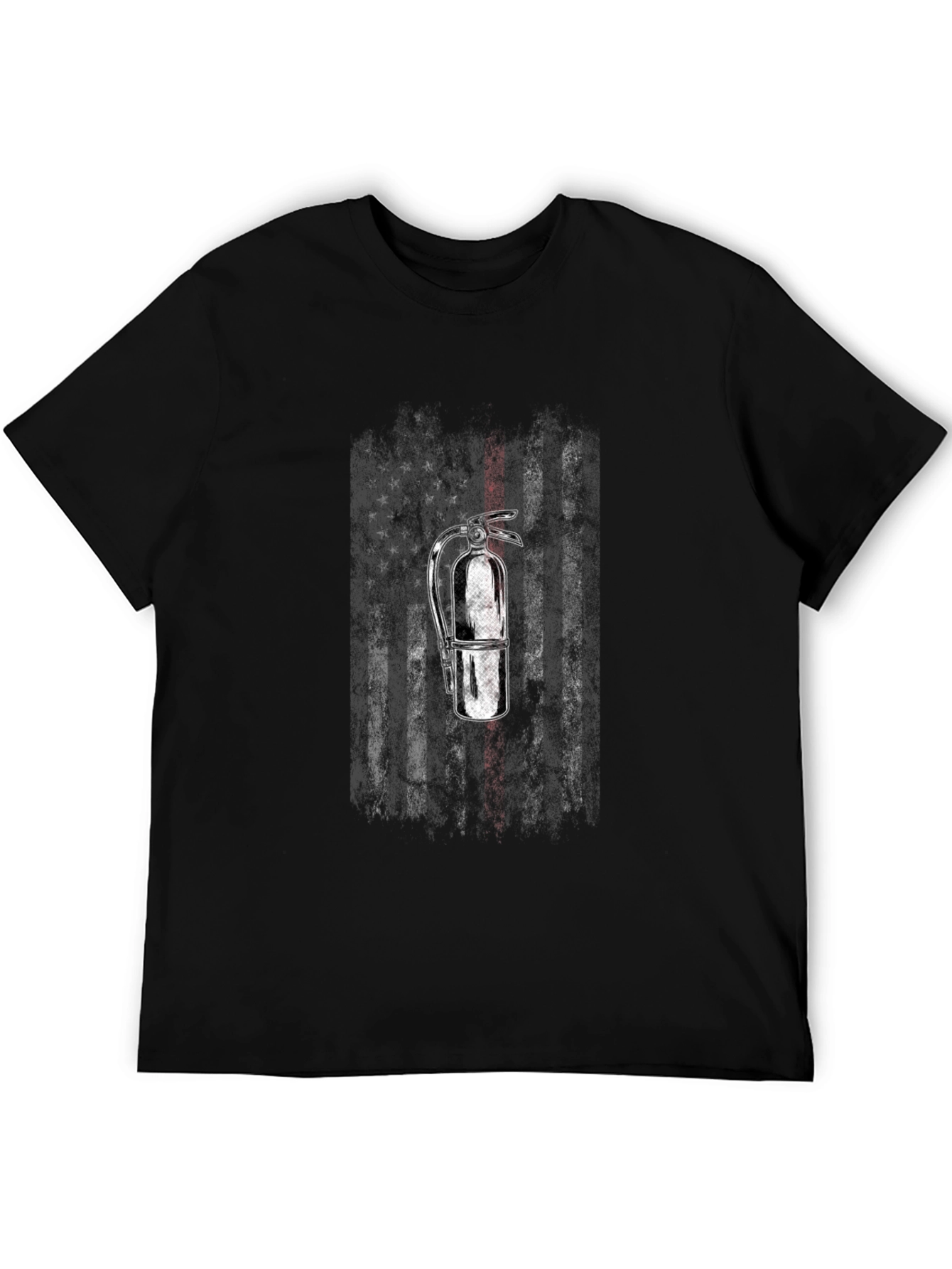 Firefighter American Flag T-Shirt