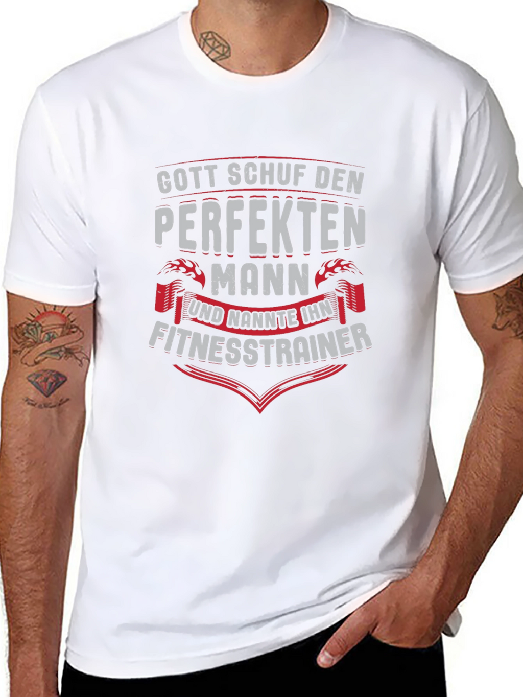 Fitness Trainer Perfect Man T-Shirt