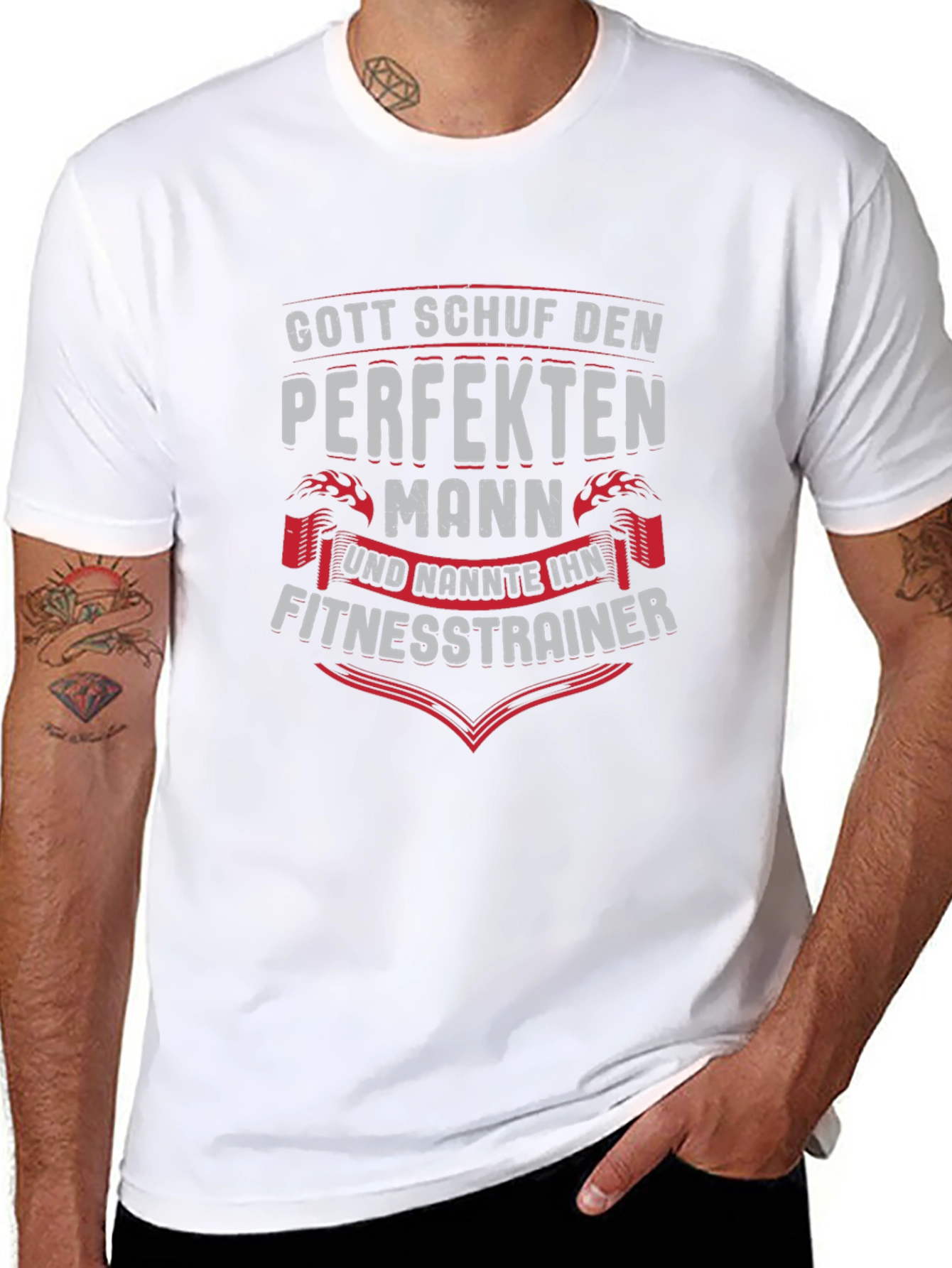 Fitness Trainer Perfect Man T-Shirt