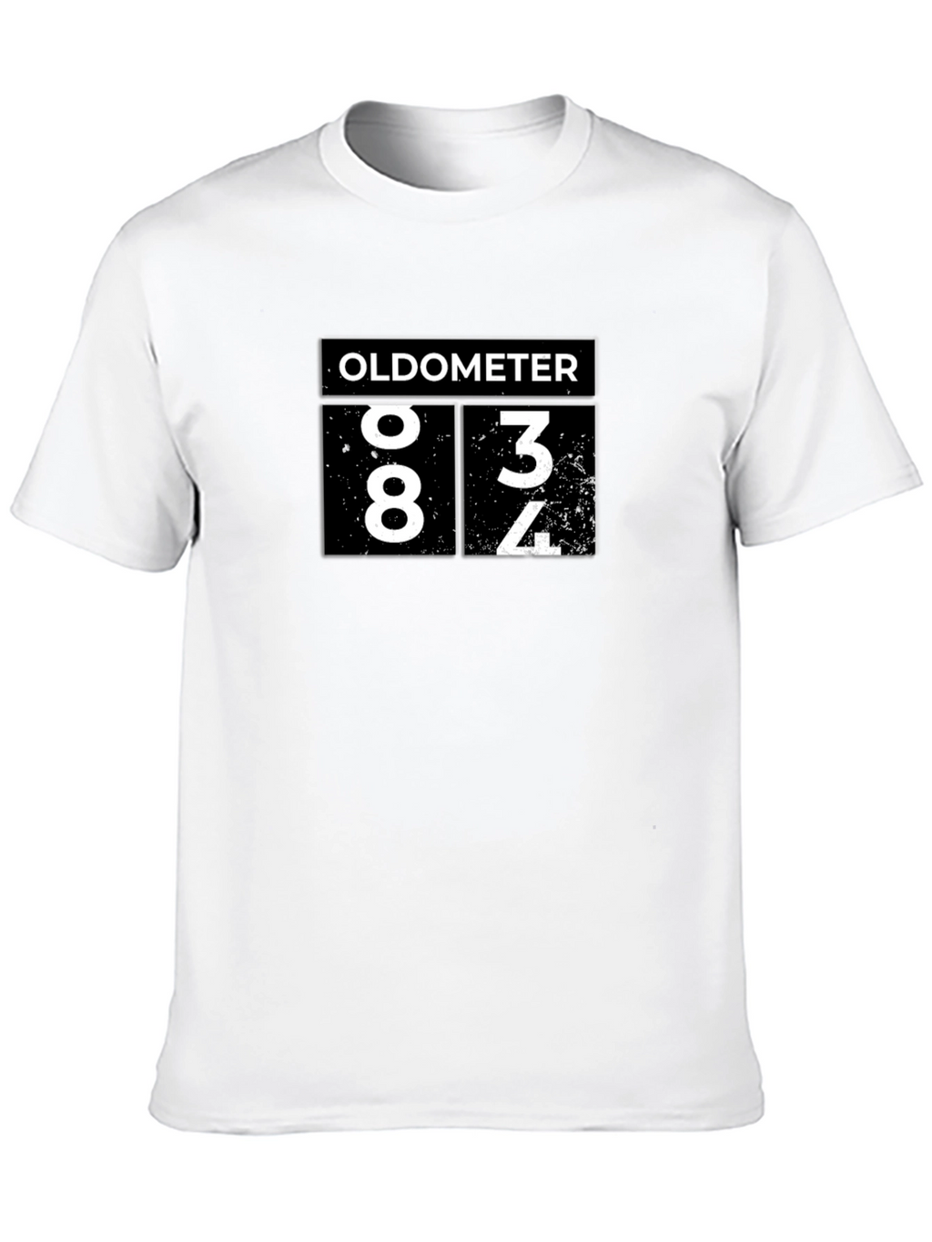 Oldometer 83 to 84 Funny Birthday T-Shirt