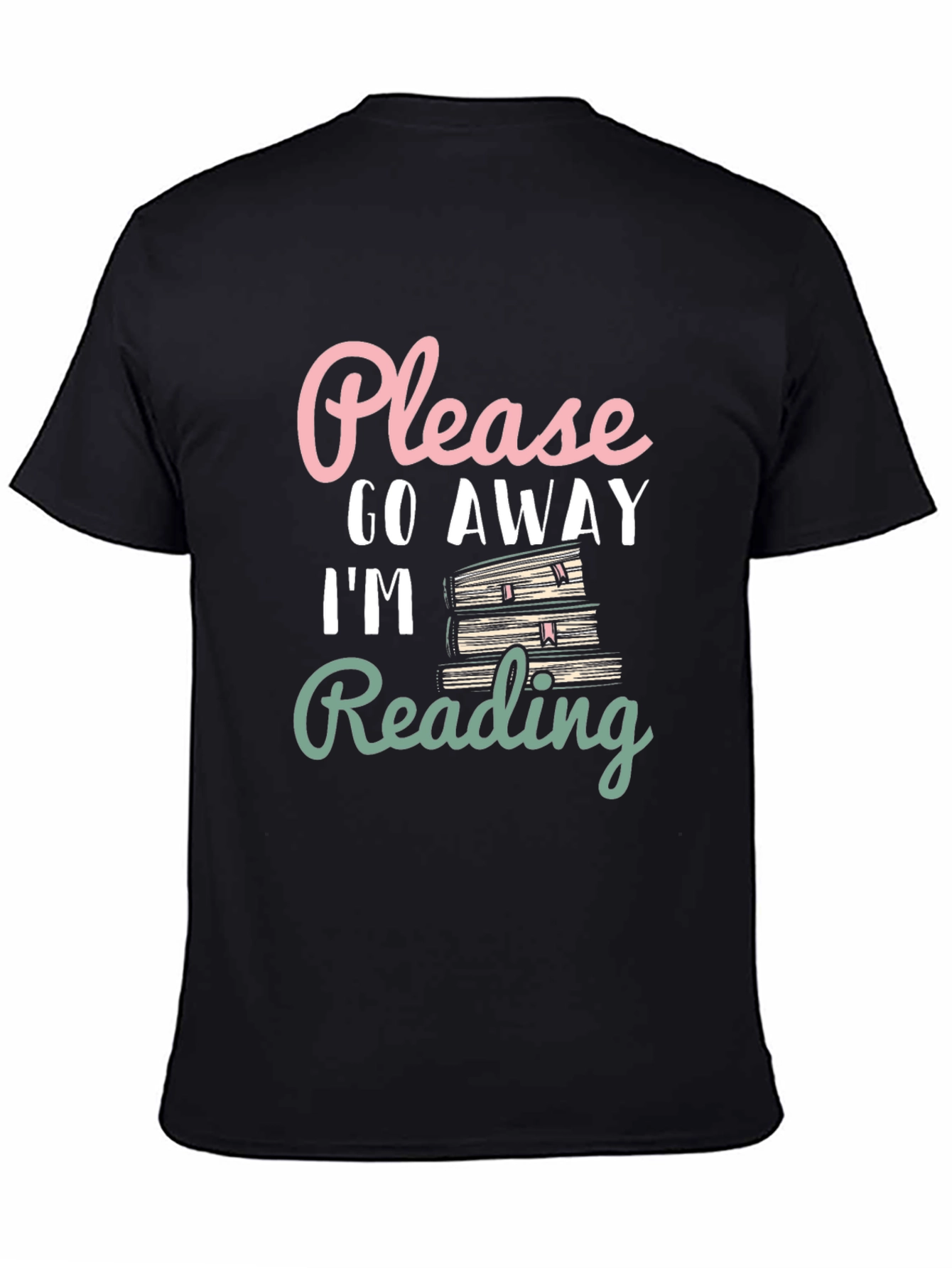 Funny Reading T-Shirt - Please Go Away Book Lover Tee