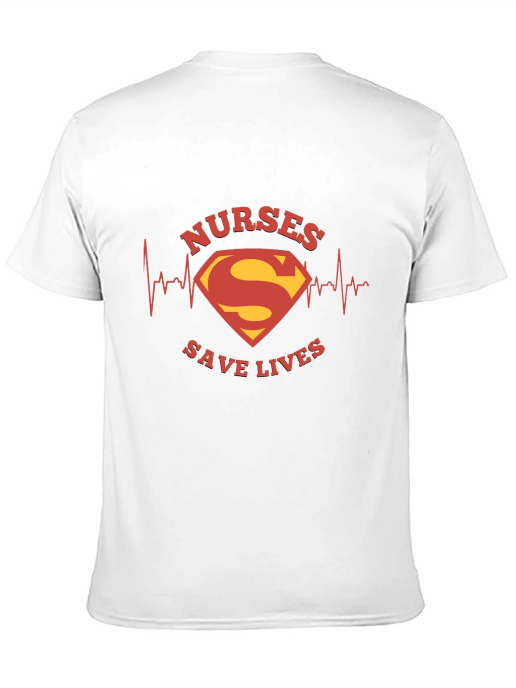 Nurses Save Lives Superman Style Black Tee