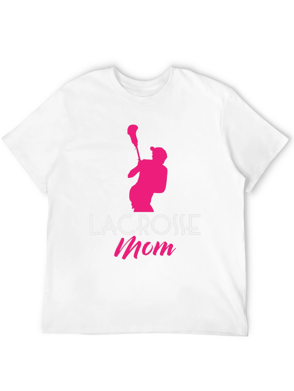 Lacrosse Mom Graphic Tee - Black