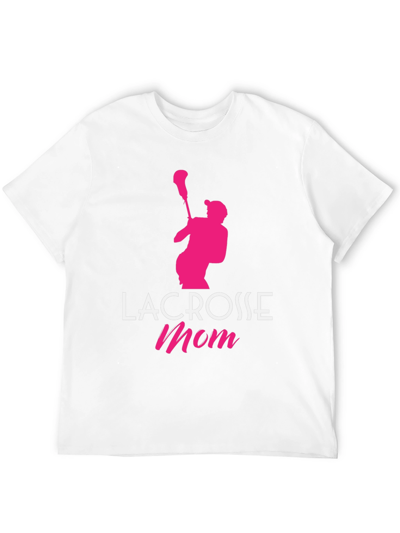 Lacrosse Mom Graphic Tee - Black
