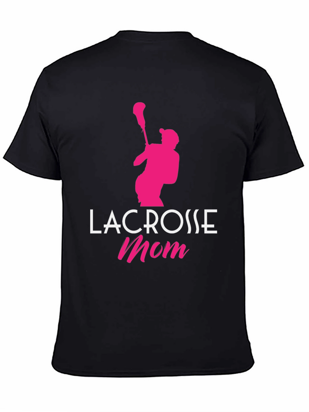 Lacrosse Mom Graphic Tee - Black