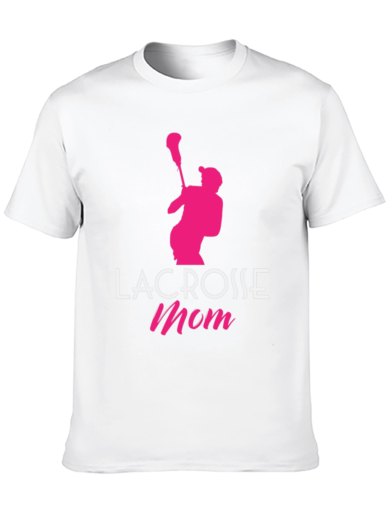 Lacrosse Mom Graphic Tee - Black