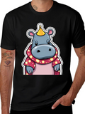 Cartoon Hippo T-Shirt