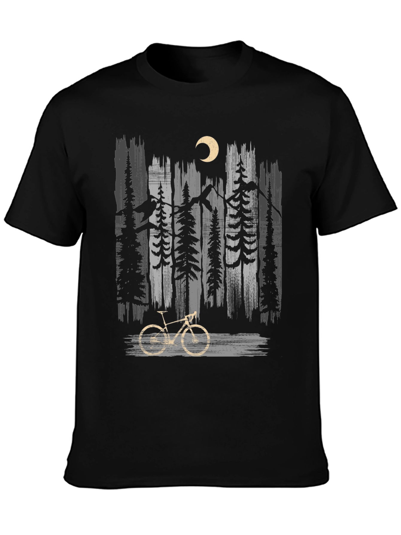 Mountain Bike & Forest Graphic Tee