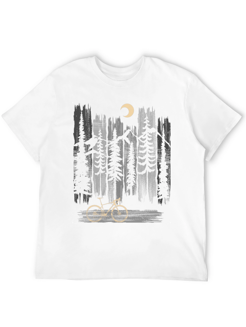 Mountain Bike & Forest Graphic Tee