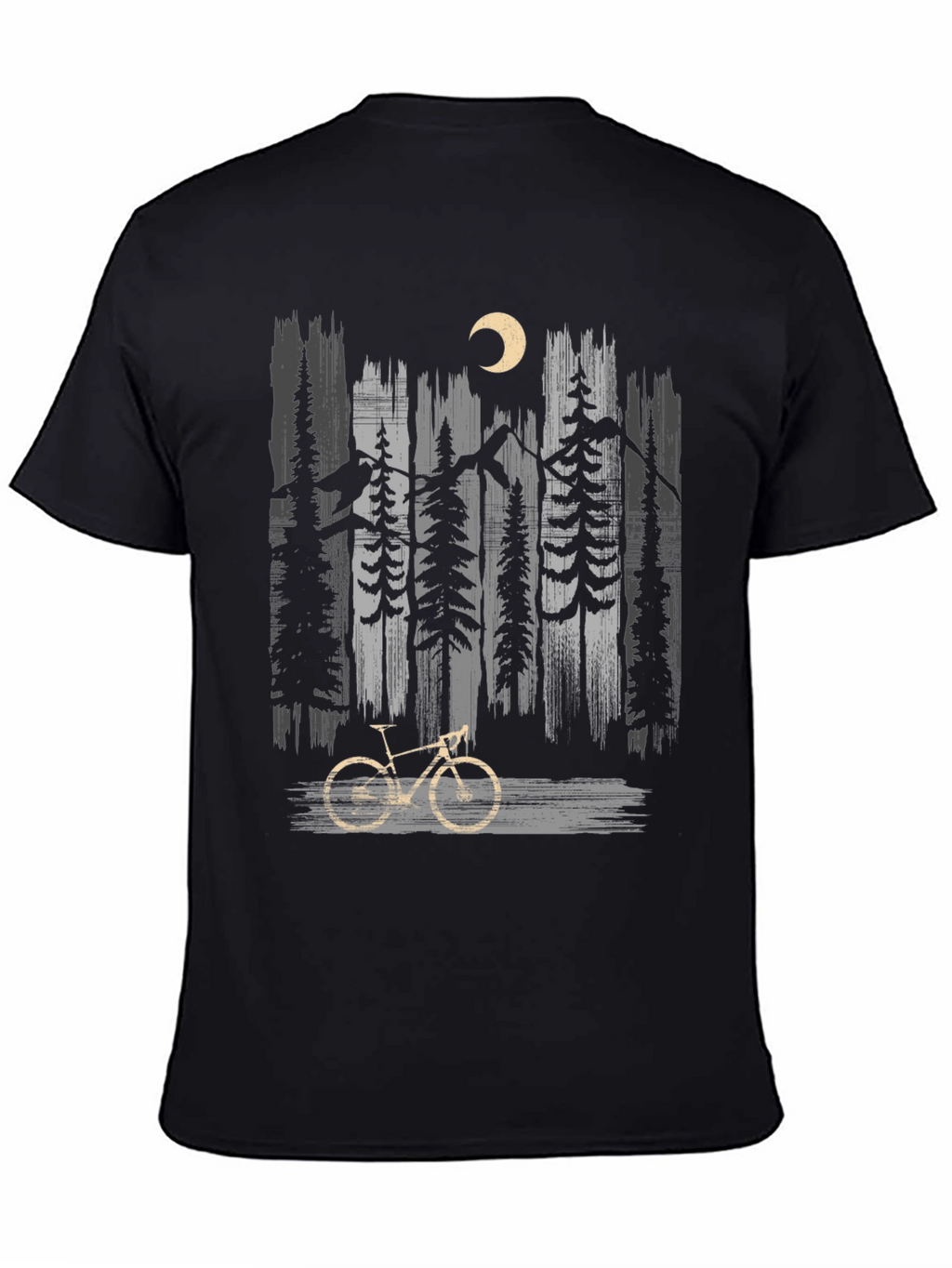 Mountain Bike & Forest Graphic Tee