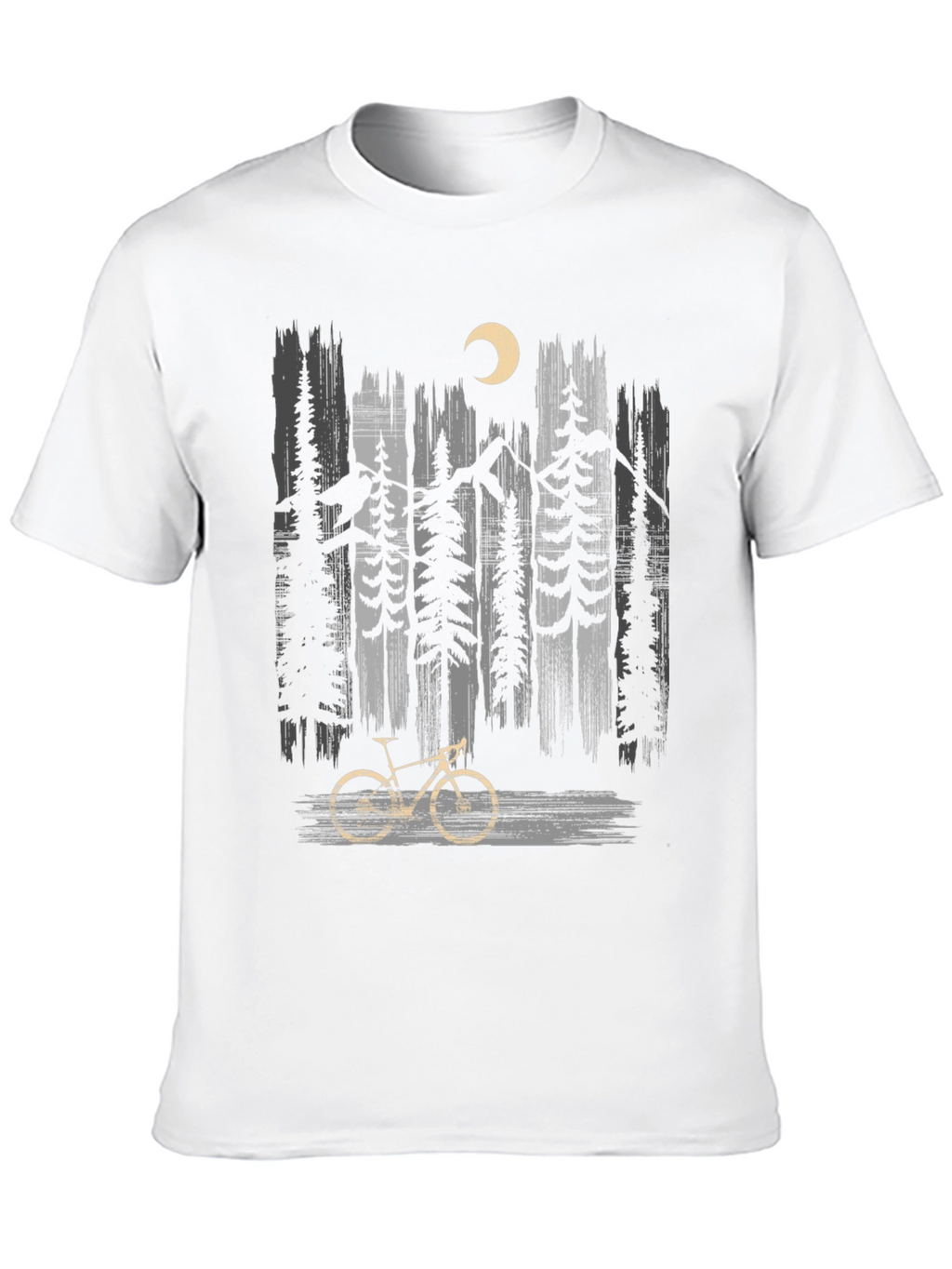 Mountain Bike & Forest Graphic Tee